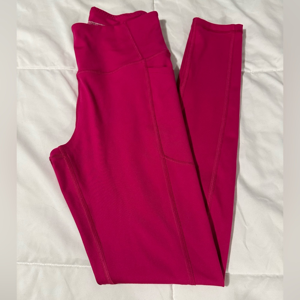 Victoria's Secret Hot Pink high waisted Leggings